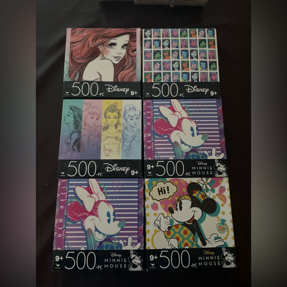 Disney 500-Piece Puzzle Set